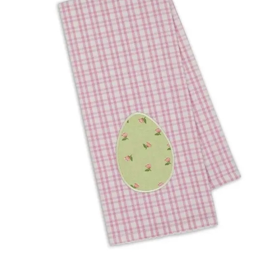 Spring dish towel- spring blossom egg